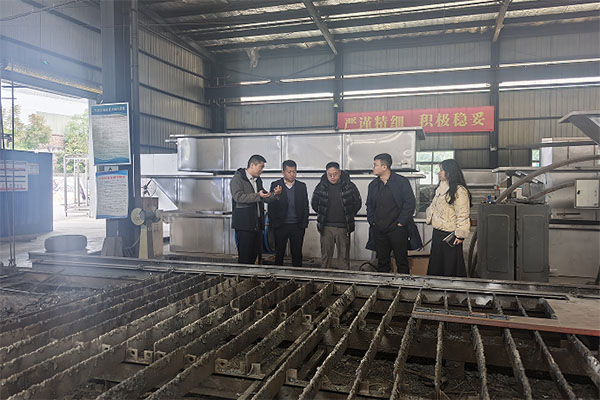 資陽市國企四川蜀雁發展投資集團蒞臨國紅環保科技有限公司考察調研
